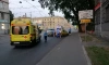 У Боткинской больницы столкнулись две иномарки