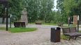 В Толмачево благоустроили территорию возле памятника ...