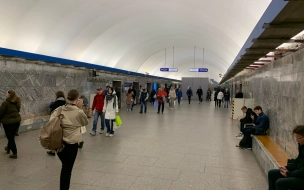 Один из вестибюлей станции метро "Московская" закроют 27 февраля 