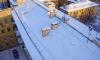 Более 9 тысяч крыш очистили от снега в Петербурге с начала февраля