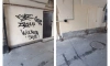В Центральном районе коммунальщики за неделю удалили больше 100 граффити с фасадов домов