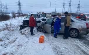 Водитель Nissan погиб при обгоне на Ям-Ижорском шоссе