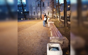 После жалоб петербуржцев проверили сквер на улице Маяковского