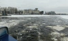 В строительстве опор Большого Смоленского моста участвует ледокол "Невская застава"