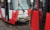 На Бухарестской столкнулись два трамвая