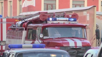 Спасатели эвакуировали 25 человек из-за горевшего в Парголово балкона