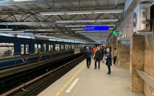 Станцию метрополитена "Купчино" закрывали для пассажиров
