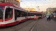 На Заневской площади в Петербурге трамвай сошёл с ...