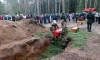 В Выборгском районе состоялась церемония захоронения останков двух воинов 70-й стрелковой дивизии