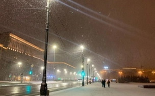 В среду в Петербурге пройдет снег, переходящий в дождь