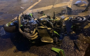 Оба мотоциклиста, врезавшиеся в бетономешалку в Петербурге, скончались