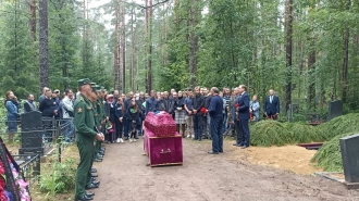 В Курортном районе простились с 45-летним военнослужащим, погибшим на Украине