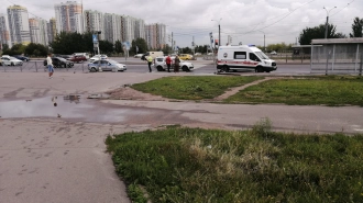 Велосипедиста сбили на переходе во Фрунзенском районе 