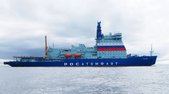 В Петербурге на следующей неделе на воду спустят атомный ледокол "Якутия"