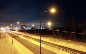 В Ленобласти федеральная трасса М-10 получила ночное освещение