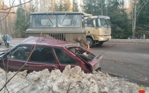 Водитель ВАЗа погиб в ДТП в Выборгском районе Ленобласти