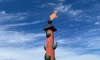 Ростральные колонны зажгли в честь 80-летия суворовских училищ