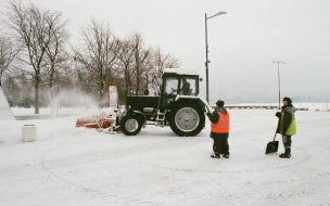 В Петербурге из-за снежного циклона "Бенедикт" вырос спрос на дворников
