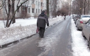 За неделю 290 человек в Петербурге травмировались из-за гололёда 
