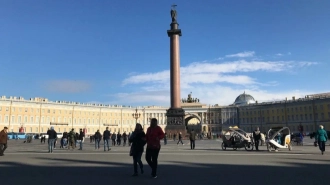 Сегодня на Дворцовой площади проведут мультимедийное шоу, посвященное Петру Великому