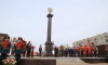 В Колпино губернатор Петербурга возложил цветы к Вечному огню