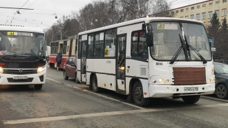 В Петербурге льготники смогут бесплатно с апреля по октябрь ездить на пригородных автобусах