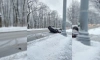 На Новороссийской улице  перевернулась иномарка