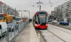 В Выборгском районе досрочно завершён ремонт трамвайных путей
