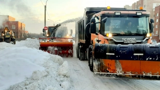 За неделю с петербургских улиц вывезли 13,5 тысяч самосвалов снега