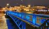 Дворцовый мост подсветили синим в поддержку людей с аутизмом