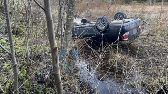 Водительница автомобиля Toyota пострадала в ДТП в Тосненском районе