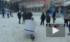 Ледовый Новогодний городок в Омске 1 января 2014 г фильм Михаила Киселёва