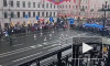 Проливной дождь не помешал жителям Санкт-Петербурга отпраздновать Первомай