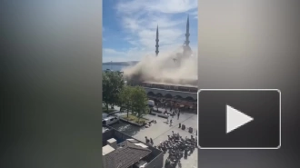 В центре Стамбула загорелся Египетский рынок