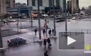 Появилось видео наезда на пенсионерку на проспекте Наставников
