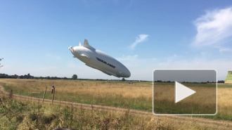 Появилось видео крушения самого большого в мире воздушного судна Airlander 10