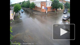 Драка после ДТП в Серпухове.