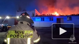 В Симферополе локализовали пожар на складе