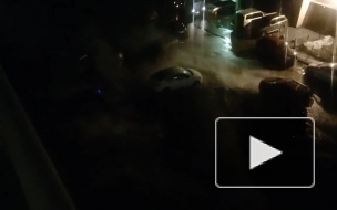 На Будапештской улице прорвало трубу с кипятком