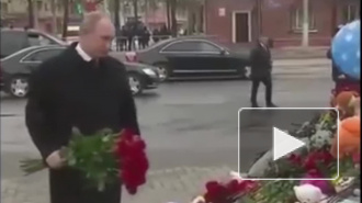 "Не плакать, а реветь хочется": Путин  приехал в Кемерово