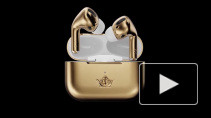 В России представили золотую версию беспроводных наушников Apple