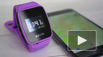 Детские часы-телефон GATOR Caref с GPS трекером помогут родителям всегда знать, где находится их ребенок