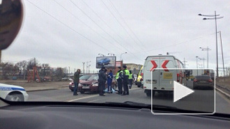 В Московском районе Петербурга иномарка насмерть сбила женщину