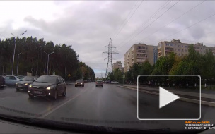 Странное ДТП в Уфе.