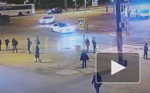 Авария с пешеходами на Большевиков спровоцировала еще одно ДТП