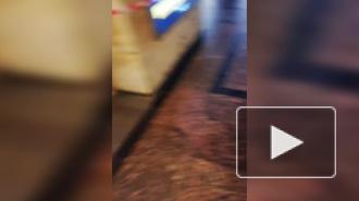 Станцию метро "Автово" подтопило из-за ливня