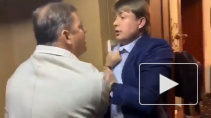 Опубликовано видео драки Олега Ляшко и депутата от партии Зеленского
