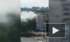 Пожар на Руставели тушат три спецмашины спасателей