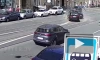 На видео попал момент столкновения двух иномарок на Садовой улице