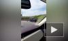 Range Rover влетел в военный КамАЗ на Новоприозерском шоссе